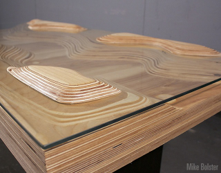 Illustration for article titled Topographic Tables Mix Geology With Interior Design